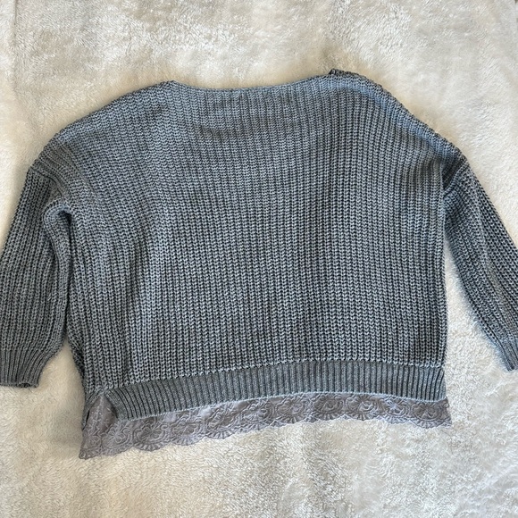Grey Knitted Pacsun LA Hearts Sweater - Picture 4 of 4
